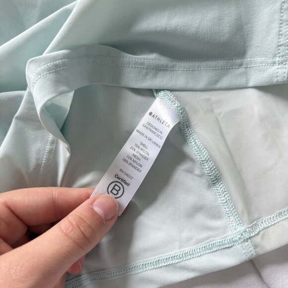 Athleta Ultimate Hybrid Tank Top Blue Womens Small Yoga Activewear Breathable - Picture 3 of 6